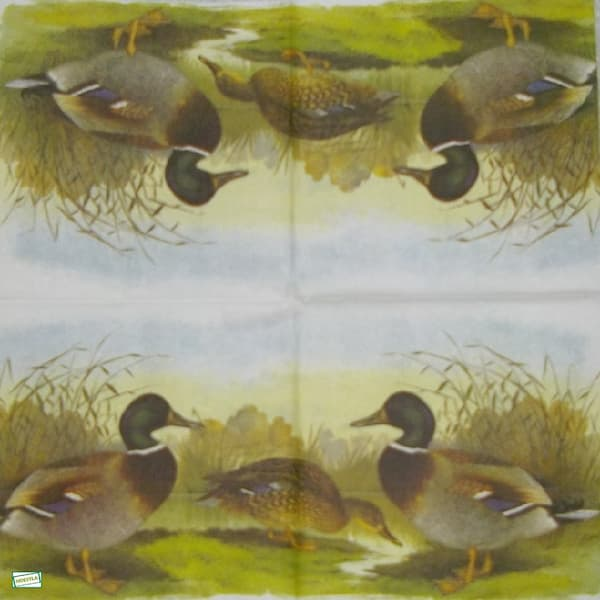 1 serviette Les Canards -102