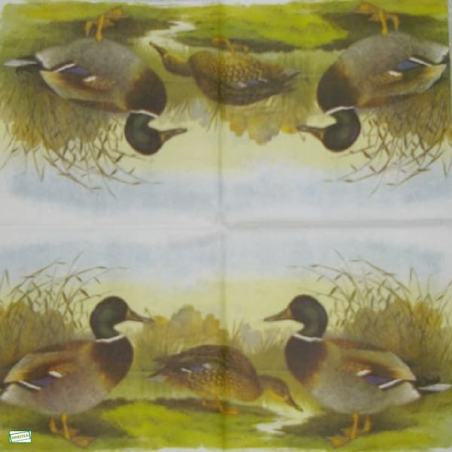 1serviette papier Canards-102