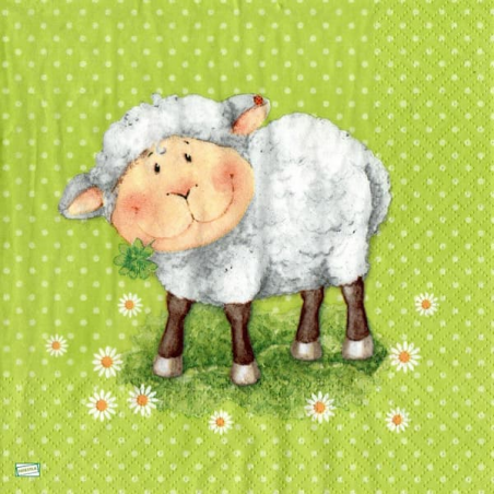 1serviette papier Mouton-126