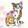 1serviette papier Chat-45