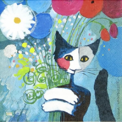 1serviette papier Chat-79