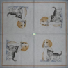 1 serviette Chat Chien -116