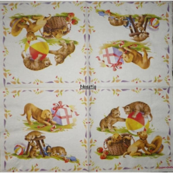 1serviette papier Chiens-49