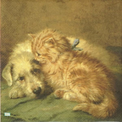 1serviette papier Chien-58