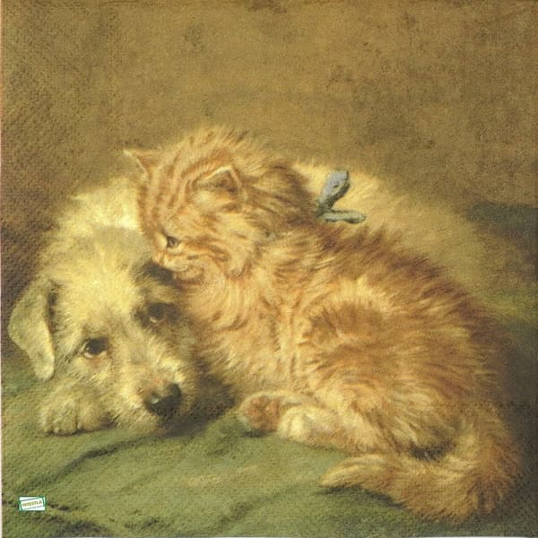 1 serviette Le chien -58