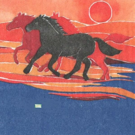 1serviette papier Chevaux-14