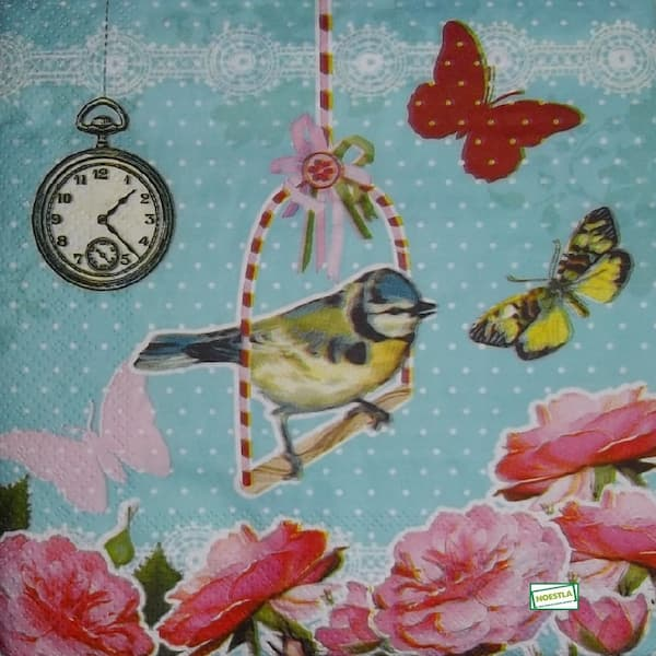 1serviette papier Oiseaux-42