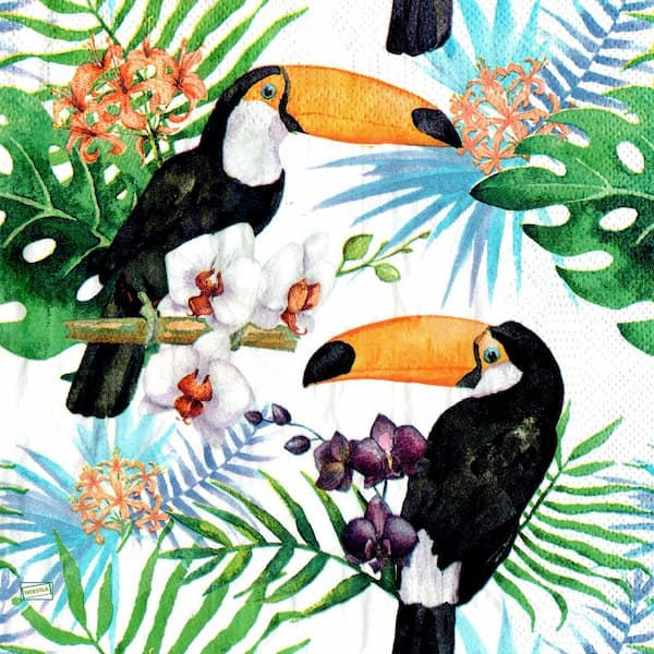 1 serviette Les Toucans -70