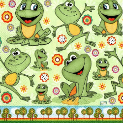 serviette papier Grenouille-49