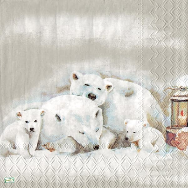 1serviette papier Les Ours-2