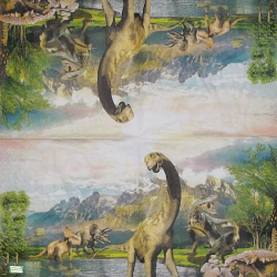 1 serviette Les dinosaures-6