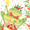 1serviette papier Grenouille-9