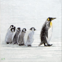 1 serviette Les Pingouins -15
