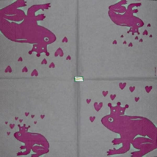 serviette papier Grenouille-19