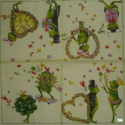 serviette papier Grenouille-28