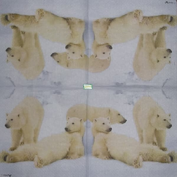 1serviette papier Les Ours-41