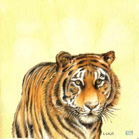 1serviette papier Tigre-13