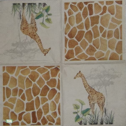 1 serviette La girafe -48