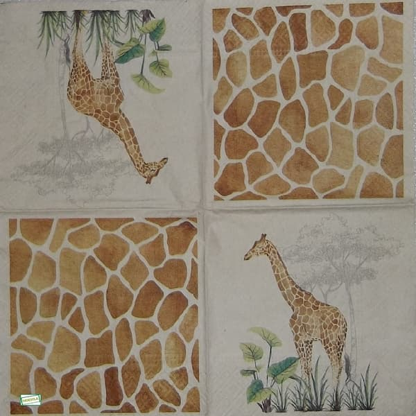 1serviette papier Girafe-48