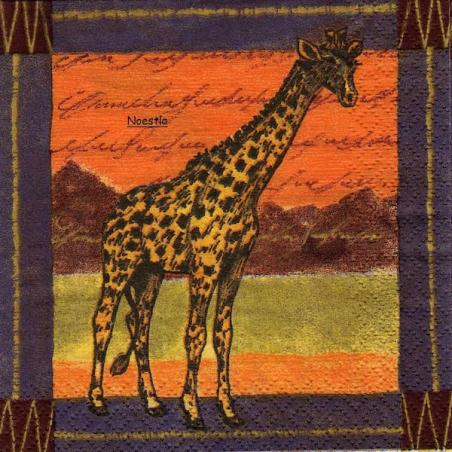 1serviette papier Girafe-62