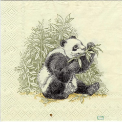 1 serviette Le panda -73