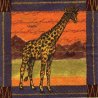 1 serviette La girafe -77