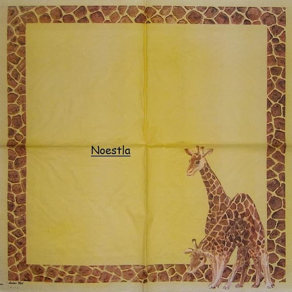 1serviette papier Girafe-89