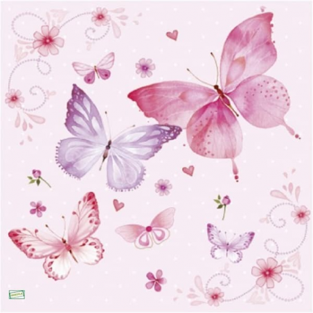 1serviette papier Papillons-21