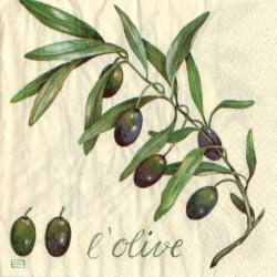 1serviette papier Olives-67