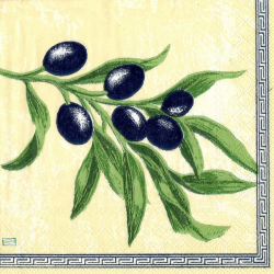 1 serviette Les Olives -58