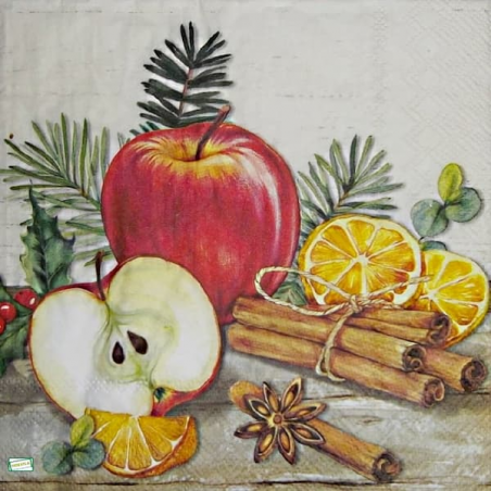 1serviette papier Fruits-49