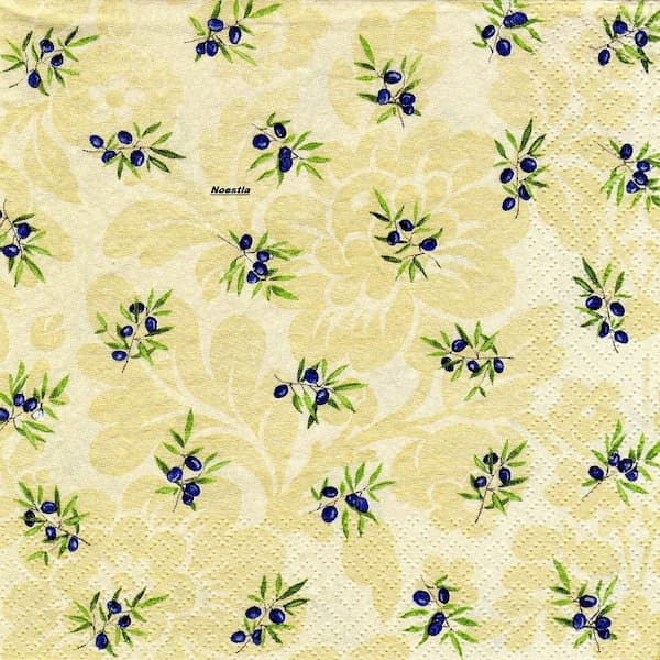 1serviette papier Olives-30