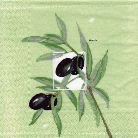 1serviette papier Olives-26