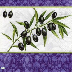 1serviette papier Olives-11