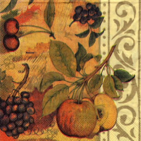 1serviette papier Mix Fruits-8