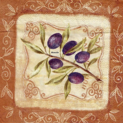 1 serviette papier Les Olives - 5