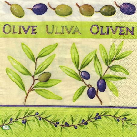 1 serviette Les Olives -4