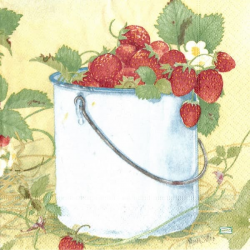 1 serviette Les fraises -28