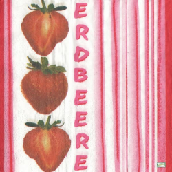 1 serviette Les fraises -44