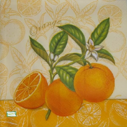 1 serviette Les Oranges - 4