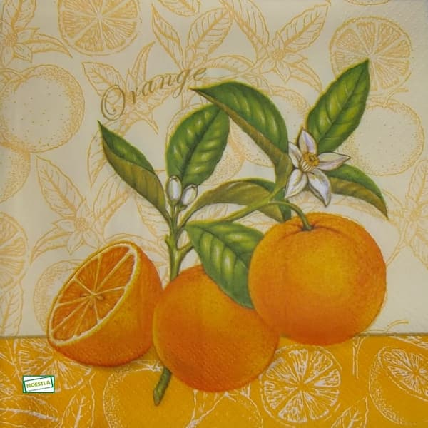 1serviette papier Oranges-4