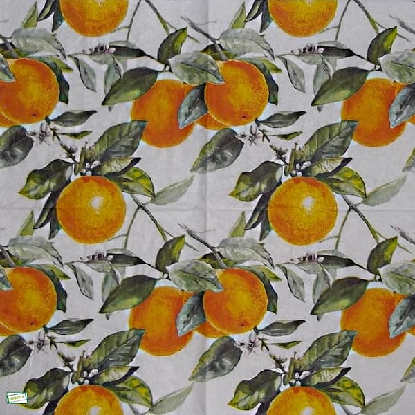 1serviette papier Oranges-6