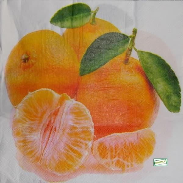 1serviette papier Oranges-10