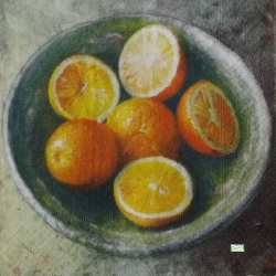 1serviette papier Oranges-14