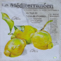 1 serviette Les Citrons -18