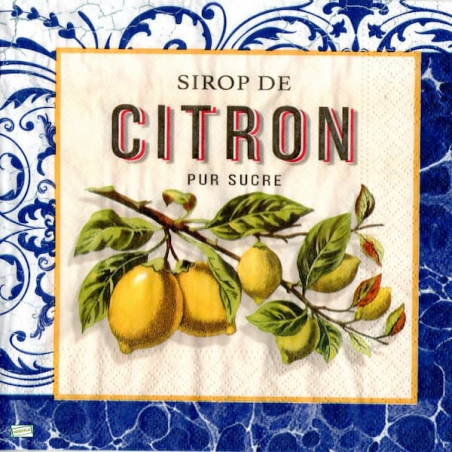 1serviette papier Citrons-19