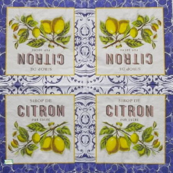 1serviette papier Citrons-19