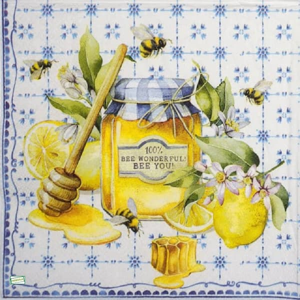 1 serviette Les Citrons -57