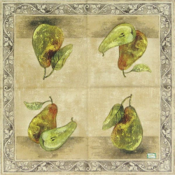 1 serviette papier Pommes Poires - 8