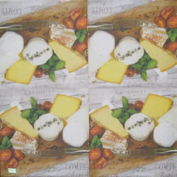 1 serviette papier Fromages - 7